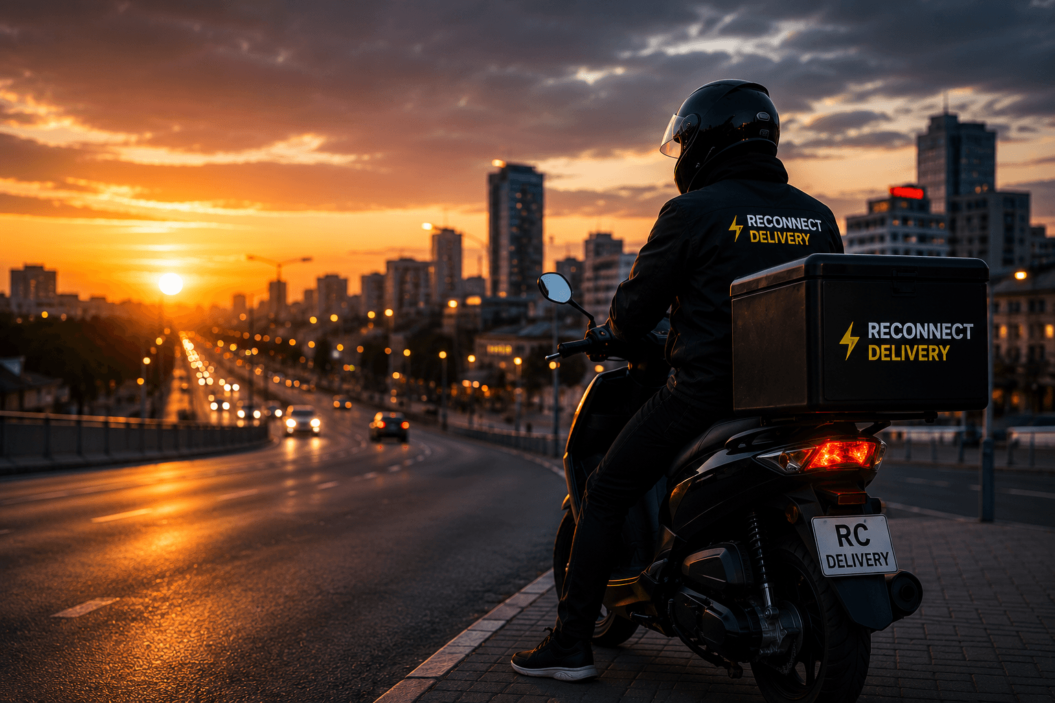Curier Reconnect Delivery pregătit pentru livrări